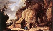 TENIERS, David the Younger The Temptation of St Anthony after oil painting artist